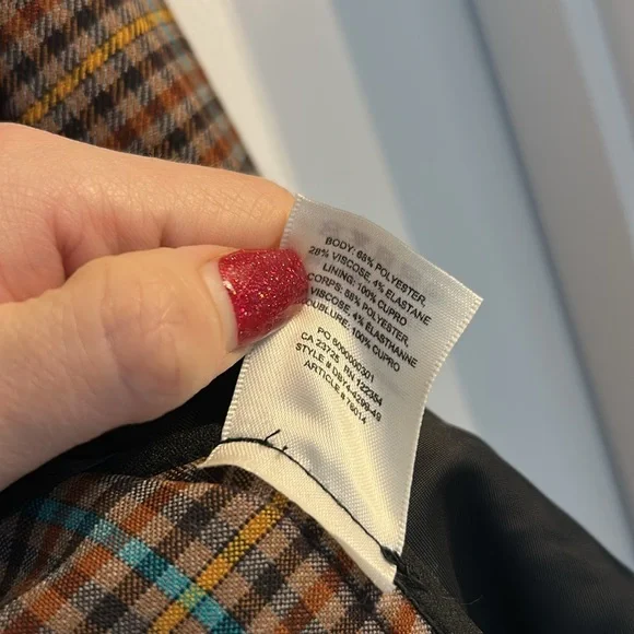 Wilfred Brown and Yellow Tailored Blazer - Picture 8 of 10